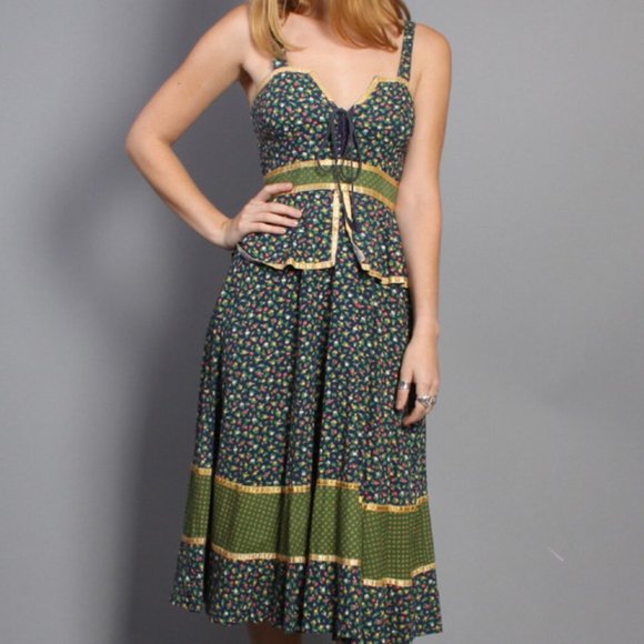 Gunne Sax Dresses & Skirts - Vintage 70s Gunne Sax Midi Sun Dress